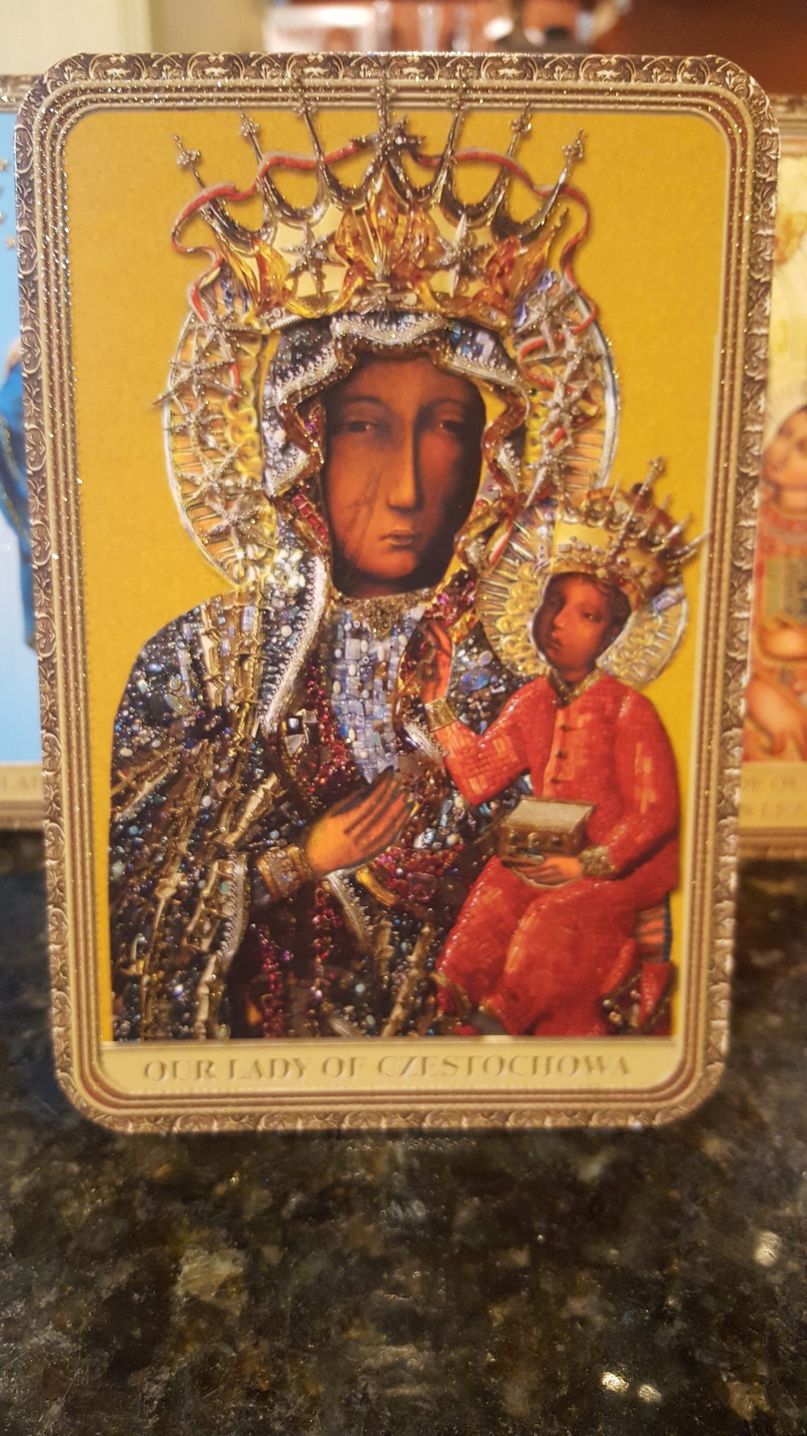 Our Lady of Częstochowa Prayer Card The Founders Tradin Post