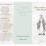 rosary - The Founders Tradin Post Holy Rosary pamphlet