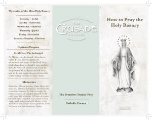 rosary - The Founders Tradin Post Holy Rosary pamphlet