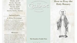 How To Pray The Holy Rosary Pamphlet - The Founders Tradin Post