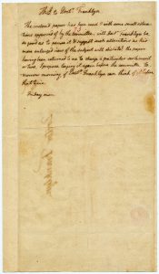 Jefferson-Note-to-Franklin-Friday,-28-June,-1776