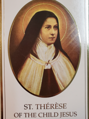 Saint Therese Prayer Card