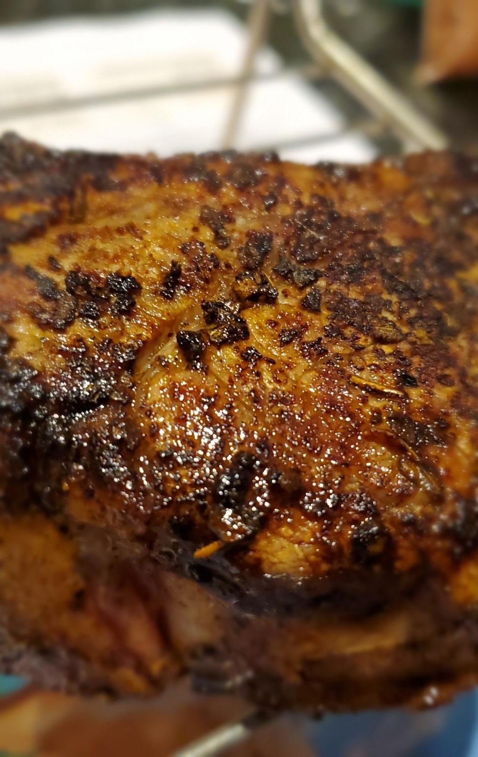 10 oz Filet after first sear with Acadiana Steak Seasoning