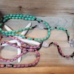 Purple & Teal Oval Wooden Rosaries - The Founders Tradin Post