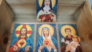 Handmade Prayer Cards by Norman Faucheux