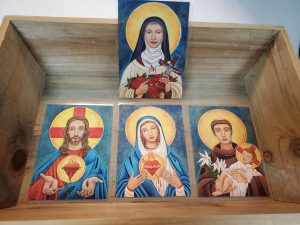 Handmade Prayer Cards by Norman Faucheux