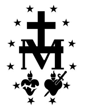 Miraculous Medal Car Decal