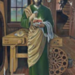 Norman Faucheux - prayer card - St Joseph