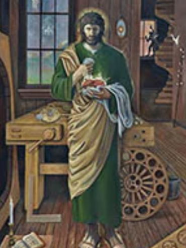 Norman Faucheux - prayer card - St Joseph