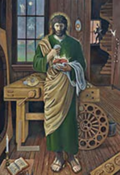 Norman Faucheux - prayer card - St Joseph