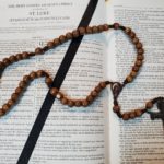 Large Holy Trinity Wooden Rosary