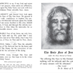 Holy Face of Jesus Prayer Card - The Founders Tradin Post
