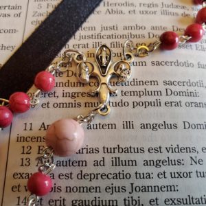 Hot Pink Howliet Rosary-1