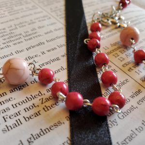 Hot Pink Howliet Rosary-4