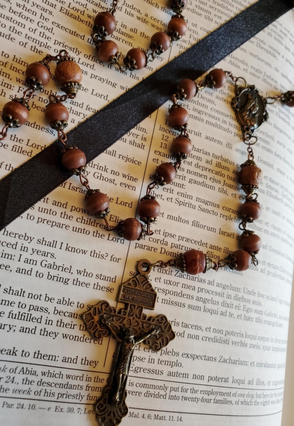 Mahogany Bronze Rosary-1
