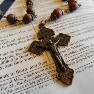 Mahogany Bronze Rosary-4