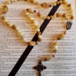 Natural Citrine:Bronze Rosary