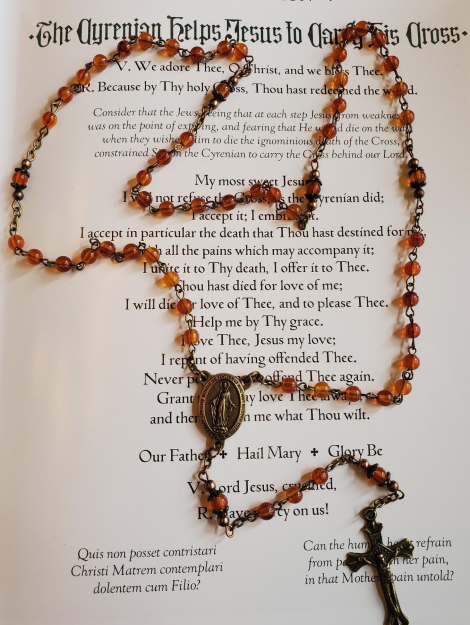 Amber w: Bronze Rosary