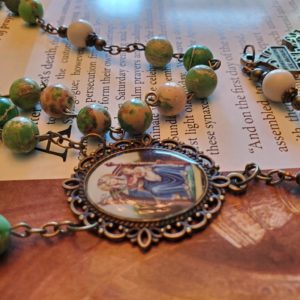 Green Sea Sediment Our Lady of Walsingham Rosary-1