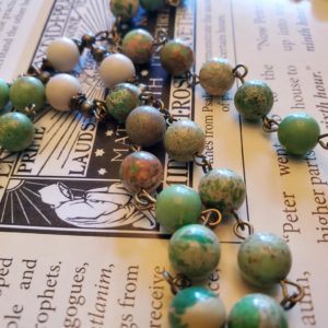 Green Sea Sediment Our Lady of Walsingham Rosary-5