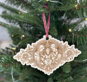 Glory Bee Designs - Holy Family Christmas Ornament