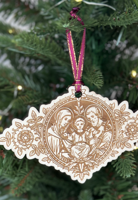 Glory Bee Designs - Holy Family Christmas Ornament