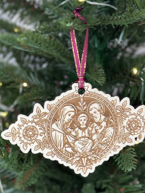 Glory Bee Designs - Holy Family Christmas Ornament