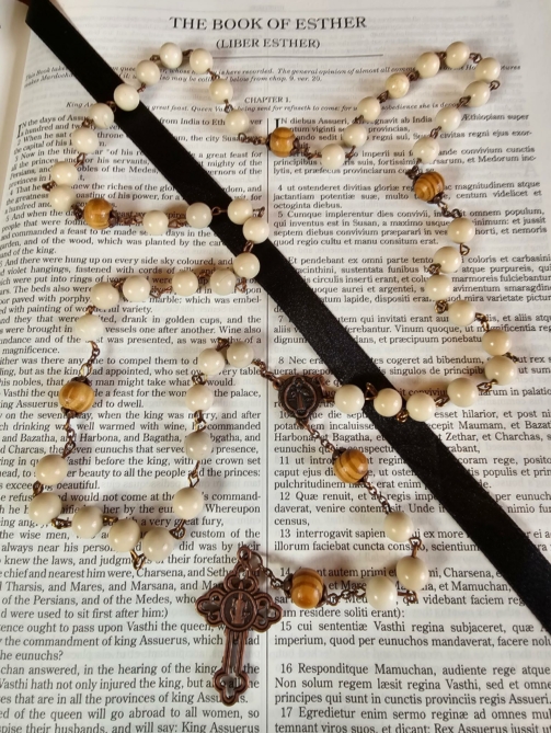 Jasper & Wood St Benedict Rosary