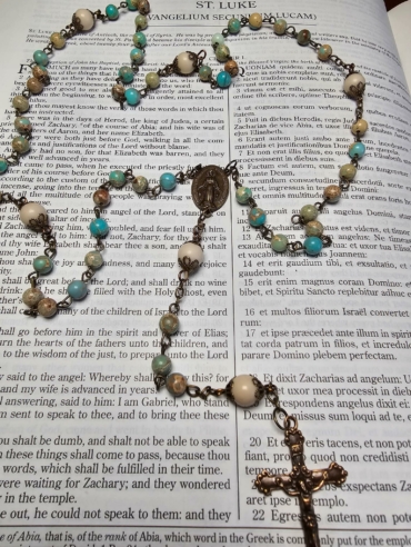 Teal Sea Sediment Rosary