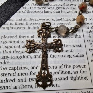 Our Lady of Mount Carmel Stone Rosary-2