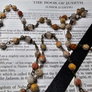 Our Lady of Mount Carmel Stone Rosary-4