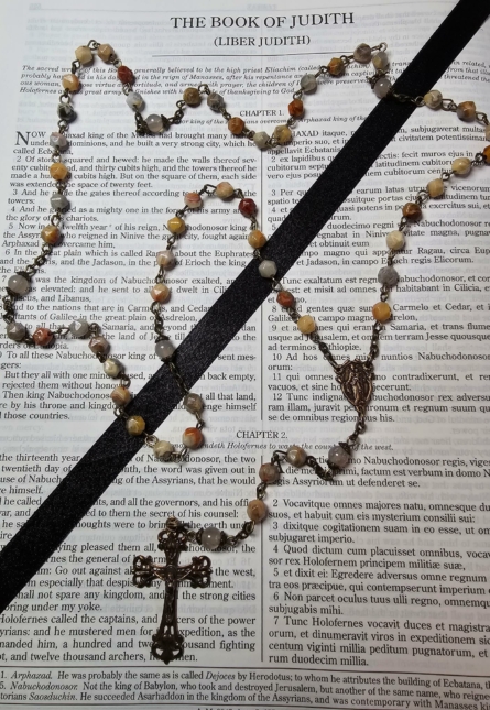Our Lady of Mount Carmel Stone Rosary
