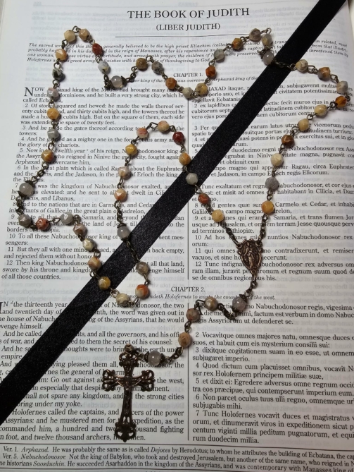 Our Lady of Mount Carmel Stone Rosary