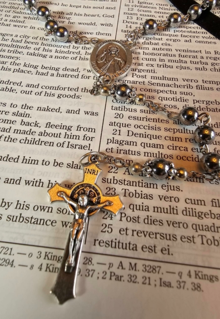 Stainless Steel Divine Mercy Rosary-1
