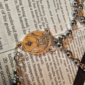 Stainless Steel Divine Mercy Rosary-4
