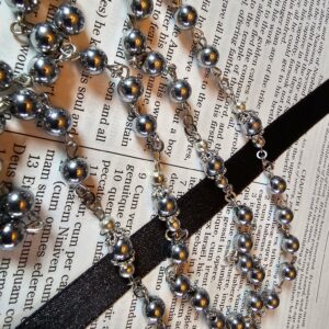 Stainless Steel Divine Mercy Rosary-5