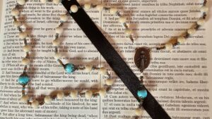 Turquoise and Amber Rosary