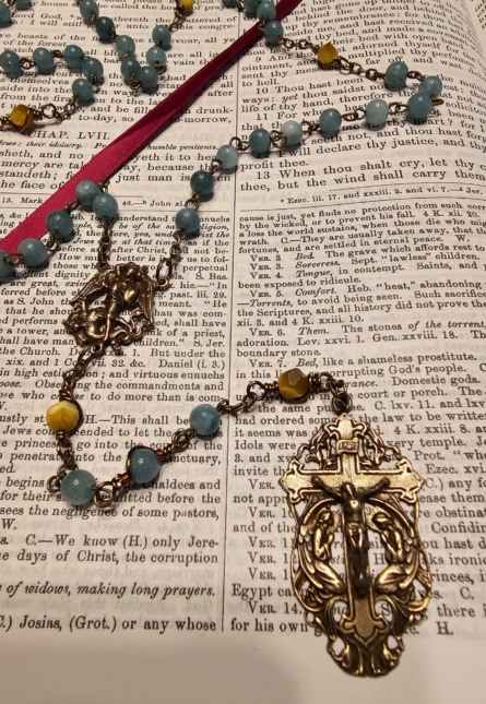 Adoning Angels w: Saint Michael Rosary-1