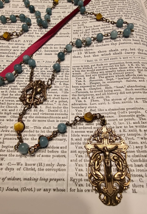 Adoning Angels w: Saint Michael Rosary-1
