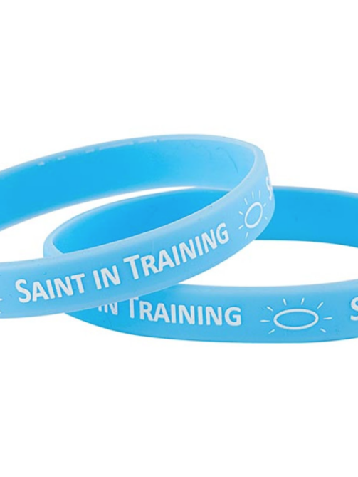 Saint in Training Silicone Bracelet