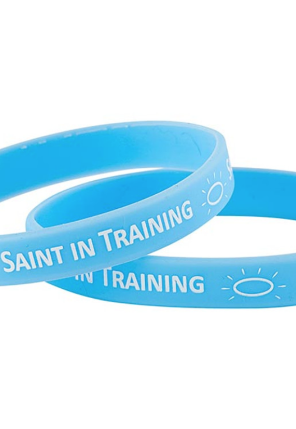 Saint in Training Silicone Bracelet