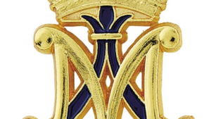 Ave Maria Marian Lapel Pin
