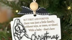 But First and Forever Christmas Ornament