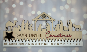 Wooden Christmas Countdown