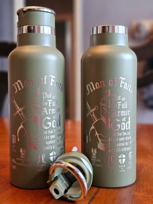 Man of Faith w/ Armor of God RTIC Journey Bottle