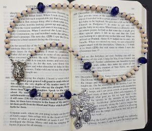 Back the Blue Saint Michael Cord Rosary